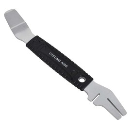 Bicycle Brake Piston Spreader Disc Brake Tool Brake Piston Reset Spreader Tool for Bicycle, 2-in-1 Bicycle Rotor Tool & Hydraulic Piston Press for Bicycle Disc Brakes