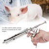 50ml Stainless Steel Semi Automatic Adjustable Continuous Syringe Veterinary Vaccine