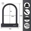 Lohaswork Bike Lock, Heavy Duty Anti Theft Bicycle Lock, 4
