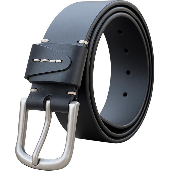 Western Bull Genuine Leather Belt for Men, 1–1.2'' with Classic