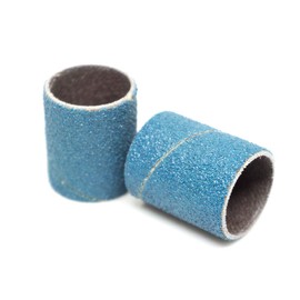 Benchmark Abrasives 3/4” x 1” Zirconia Abrasive Spiral Band Sleeves for Deburring Sanding Blending Polishing on Ferrous Metals, Copper, Wood, Plastic, Fiberglass (10 Pack) - 60 Grit