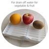 EIKS Foldable Drying Rack for Vegetable Fruit and Tableware, Kitchen