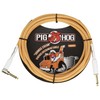 Pig Hog PCH102OCR Orange Creme 2.0-inch Instrument Cable Right Angle