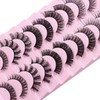 Eyelashes Russian Strip Lashes Natural Fluffy Wispy D Curly Effect
