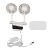 White Desktop Screen Fan with Adjusting Clip 3 Gear 360°