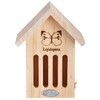 Silhouette Slotted Wooden Wood Butterfly House - 100% FSC