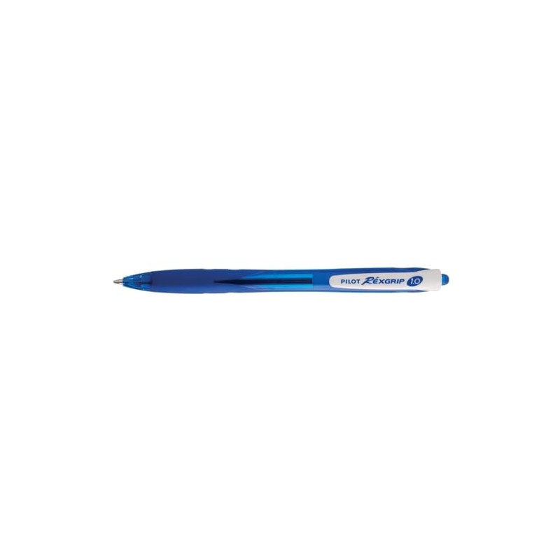 PILOT Begreen Rexgrip Ballpoint Pens Medium 1.0 Blue Pack of
