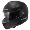LS2 Helmets Strobe II Modular Motorcycle Helmet W/SunShield (Matte Black