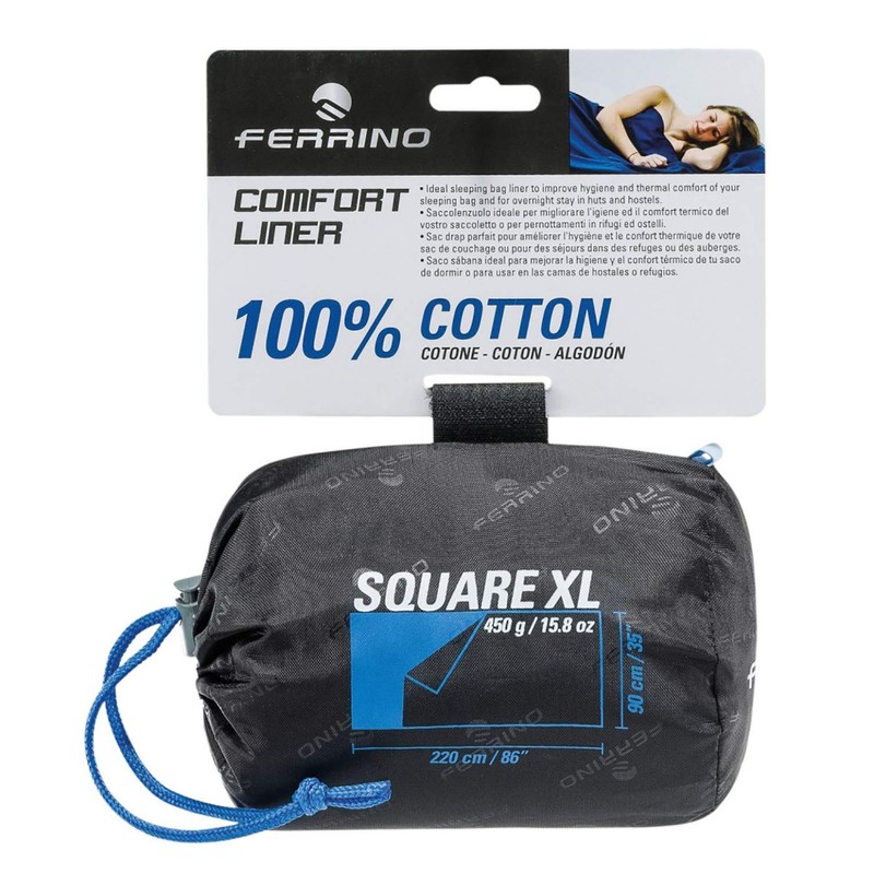 FERRINO Comfort Liner SQ XL - Azzurro