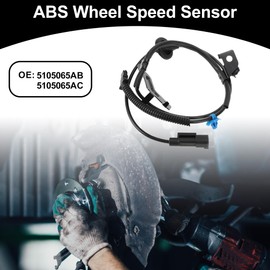 Partuto ABS Wheel Speed Sensor Kit No.5105065AB/5105065AC Rear Left ABS Sensor Kit for Dodg Caliber 2007-2008 for Jeep Compass Patriot 2007-2017 4WD