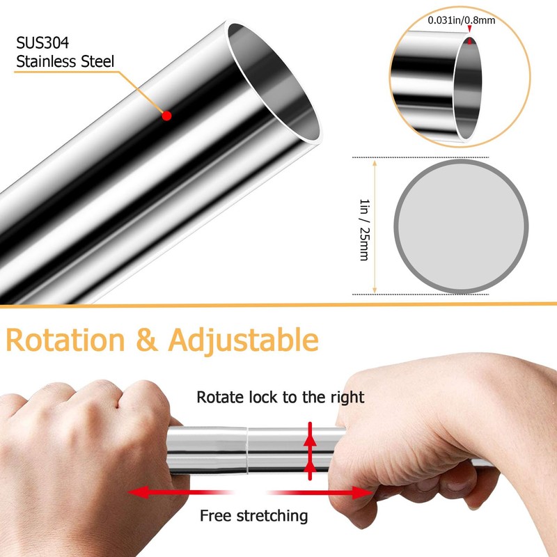 Sikaiqi Stretchable 304 Stainless Diamond Shaped Bathroom Bathtub Corner Shower