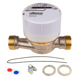 Universal Water Meter Q3 = 2.5 Cold and Hot Water Length 110 mm Connection 3/4 Inch