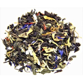 Nelson's Tea - Coconut Mango Passionfruit - Black Loose Leaf Tea - Black and green tea, dried mango, dried pineapple, cornflowers, coconut, safflower, and marigold - 2oz