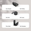 FREDBECK 8 FT Mini Cabinet Bypass Barn Door Hardware Kit