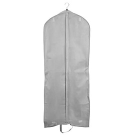 Breathable Fur Coat & Suit/Dress Garment Bag, 60 Inches with Handles (Gray)