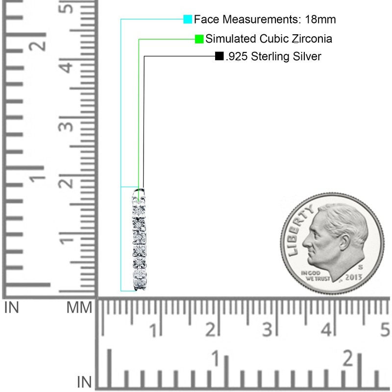 Cubic Zirconia CZ-18mm Round Engraved Flower Designer Sparkling CZ Hinged