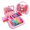 Kids Beauty Professional Toy Makeup Box Cosmetics Makeup Play Holiday Gift Children's Makeup Party, 1 Set, Handbag / 키즈뷰티 프로페셔널 장남감 메이크업 박스 화장품 화장놀이 명절 선물 어린이 메이크업 파티, 1세트, 핸드백