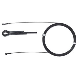 Dönges Steel retracting tape, length 10.0 m, band thickness 3.5 x 0.5 mm (flex retracting spiral, cable retracting aid), made of oil-hardened spring steel, with 2 high-frequency welded pull eyelets