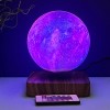 ENAPY Magnetic Levitating & Spinning Colorful Galaxy Night Lamp -
