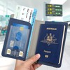 YAVIV Passport Holder for Women and Men, Premium Leather Travel