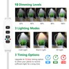 Grow Light for Indoor Plants,Full Spectrum Pot Clip LED Plant