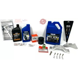 YAMAHA OEM F200 Outboard Oil Change Kit 4M Fuel Filter Trim Tab Anode G Lube Pum