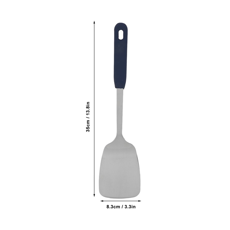 Cooking Spoon Rustproof Smoothly 304 Stainless Steel Spatula Skid Resistant