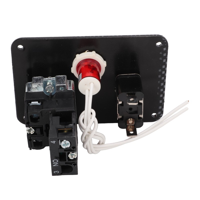 Ignition Switch Panel Kit 12V 40A Carbon Fiber Racing Style