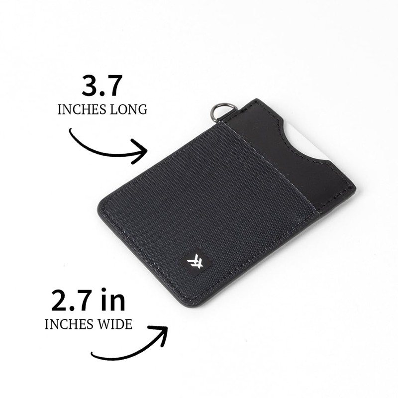 Thread Wallets Ultra Slim Minimalist Card Holder Wallet (Off White)