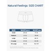 Natural Feelings Men's Underwear Soft Stretch Modal Trunks for Men