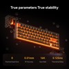 MelGeek REAL67 Wired Keyboard, Gaming Keyboard with RGB, Special Magnetic