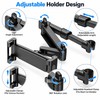 Car Headrest Tablet Holder Mount – Adjustable Back Seat Phone