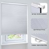 LazBlinds Cordless Cellular Shades, No Tools No Drill Blackout Honeycomb