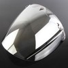 Open Face Helmet Visor Motorcycle Helmet Bubble Lens 3-Snap Bubble