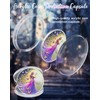 CHURYUML 7 Year Sobriety Coin - Purple Butterfly Fairy Seven