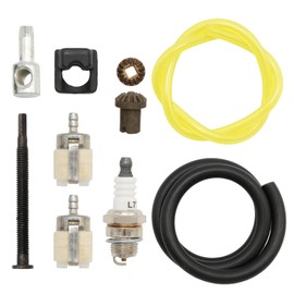 laffoonparts V651000001 Side Adjuster Kit with Fuel Filter Fuel Line Spark Plug, Replacement for Echo CS-301 CS-310 CS-341 CS-346 CS-352 Chainsaw, Replaces C309000030