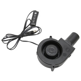 3.8in USB Blower Fan 3 Speed Control 3800 RPM DC 5V Brushless Computer Cooling Fan for PC Router Receiver Amplifier