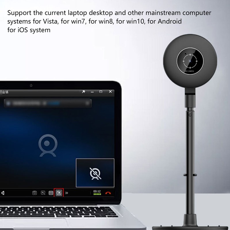 HD Webcam 1080P Noise Reduction Driver Free Plug and Play