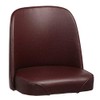 Replacement Bar Stool, Bucket Seat, Brown Vinyl
