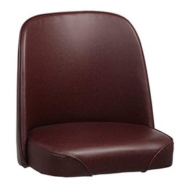 Replacement Bar Stool, Bucket Seat, Brown Vinyl