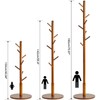 IBUYKE Coat Rack Stand, Freestanding Coat Tree with Solid Round