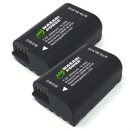 Wasabi Power Battery (2-Pack) for Panasonic DMW-BLK22 and Panasonic Lumix DC-S9, DC-G9, DC-S5, DC-S5 II, DC-S5 IIX, GH5 II, GH6, S5II, S5IIX, S5M2, S5M2X, GH5M2