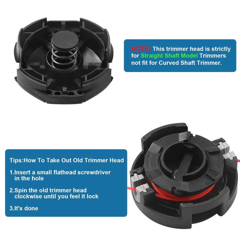 5 Pack String Trimmer Head SRM-225 for Echo Speed Feed