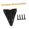 WHAMVOX Plastic Speaker Stand Angle Protectors 8 -angle Furniture Corner