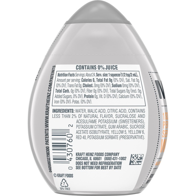 MiO Mango & Peach Liquid Concentrate Drink Mix, 1.62 Fl