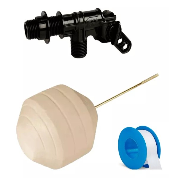 Fleximatic Kit Tinaco. Válvula De Llenado + Flotador De Poliuretano