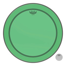 Remo Powerstroke P3 Colortone Green 20" Bass Drumhead - P3-1320-CT-GN