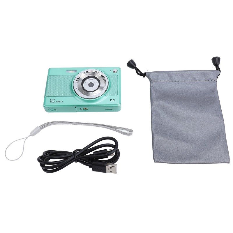 Jectse 1080P Digital Camera, 56MP Point and Shoot with 8X