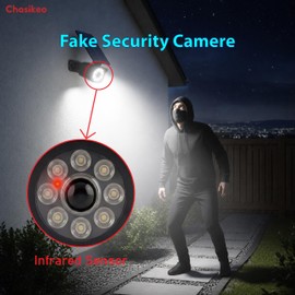 Chasikeo Solar Motion Light Outdoor, Solar Spotlight with Motion Sensor, IP67 Waterproof Solar Power Security Light, 360° Rotatable for Garden, Yard, Pathway, Fence, Driveway, 1200LM(1 Pack)