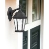 Homeroots Two Light Matte Black Hanging Carousel Wall Light